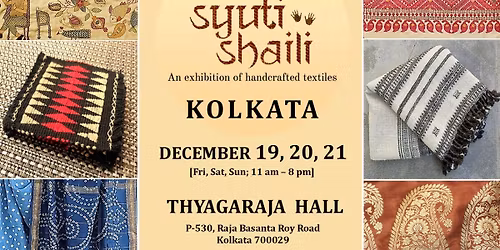 Syuti Shaili, Kolkata exhibition [Thyagaraja Hall - 2025 December 19, 20, 21]