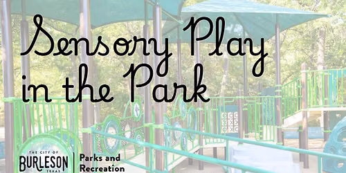 Sensory Play in the Park
