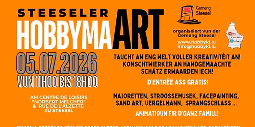 STEESELER HOBBYMAART 2026