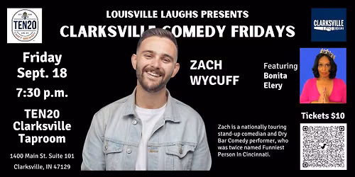 Sept. 18 Clarksville Comedy Fridays