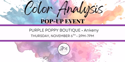 Color Analysis Pop-Up Event