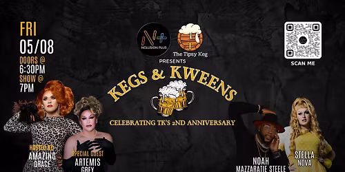 Kegs & Kweens: 2nd Anniversary Drag Show with Nclusion Plus @The Tipsy Keg (Washington, MO)