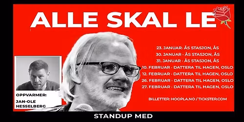 ALLE SKAL LE. Standup-show.