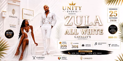 ZULA  ( \u00c9DITION ALL WHITE  )