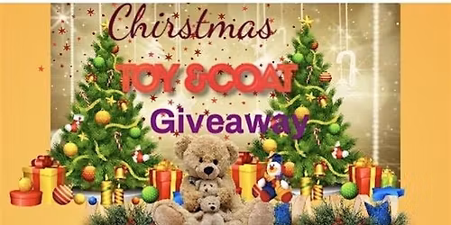 Winter Gear and Toy GiveAway w\/Special Guest Appearance Cortez Smith