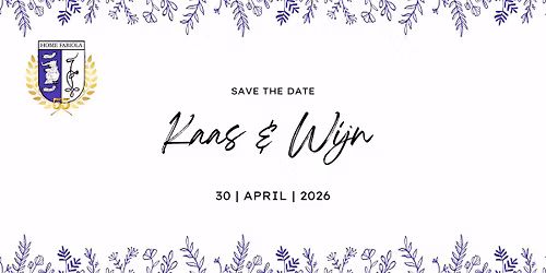Save the date KAAS & WIJN - Home Fabiola