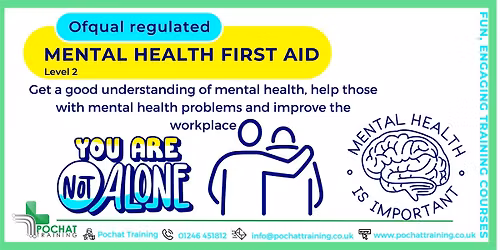 Level 2 Award in First Aid for Mental Health (RQF) ( Physical classroom)
