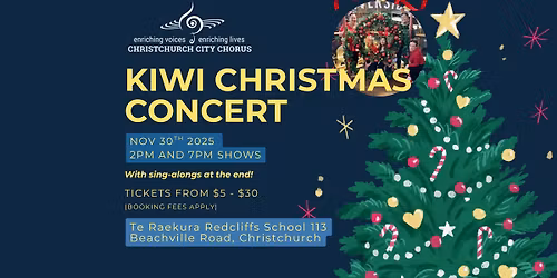KIWI Christmas Concert - TWO SHOWS!