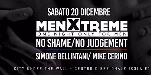 Menxtreme - Sabato 20 Dicembre