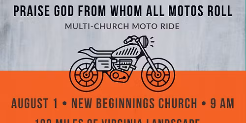Praise God From Whom All Motos Roll: Multi-Church Moto Ride