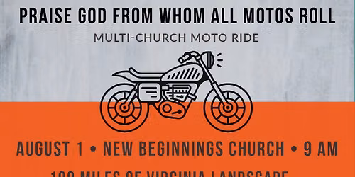 Praise God From Whom All Motos Roll: Multi-Church Moto Ride