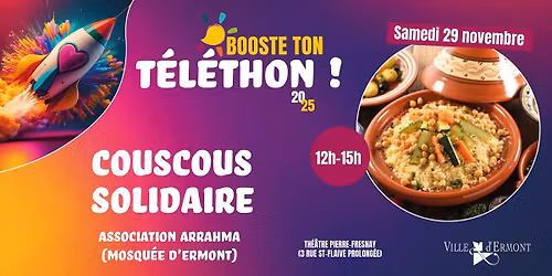 Téléthon : couscous solidaire