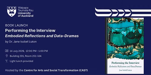 'Performing the Interview : Embodied Reflections & Data-Dramas' book launch