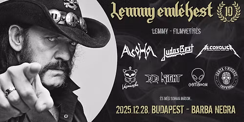 LEMMY EML\u00c9KEST \u2605 BARBA NEGRA