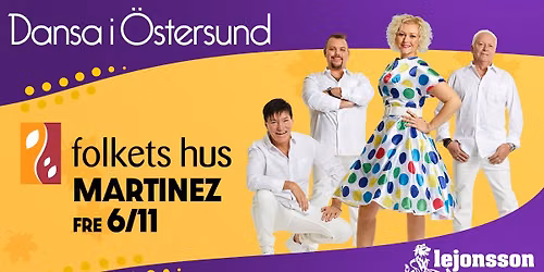 Martinez p\u00e5 Folkets Hus fredag 6 november