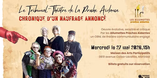 Tribunal-th\u00e9\u00e2tre de la proche aidance: Chronique d'un naufrage annonc\u00e9