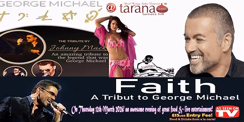 George Michael Returns \u2013 Live at Tarana Dinner & Dance \u2022 90s\u201300s Disco