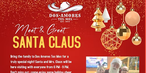 Meet & Greet with Santa and Mrs. Claus 