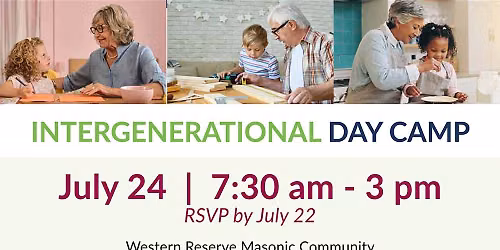 Intergenerational Day Camp at WRMC!