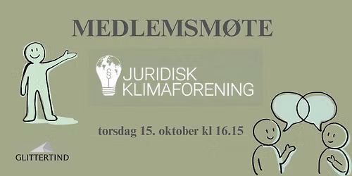 Medlemsm\u00f8te med juridisk klimaforening