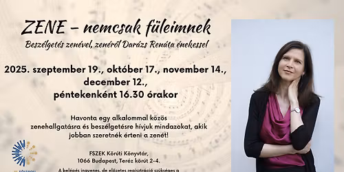Zene - nemcsak f\u00fcleimnek