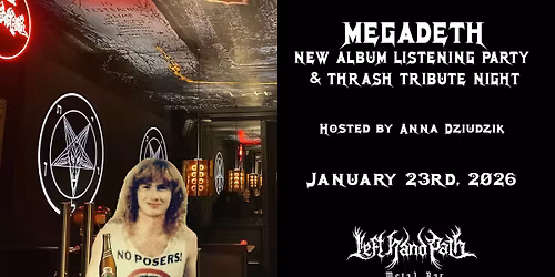 Megadeth & Thrash Metal Tribute Night @Left Hand Path