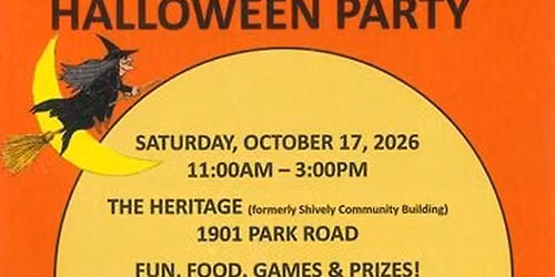 Free Senior Citizens Halloween Party