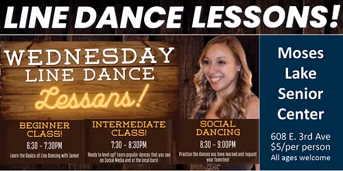 WEDNESDAY: Line Dance Lessons