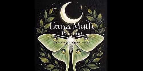 Luna Moth Painting