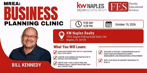 MREA Business Planning Clinic with Bill Kennedy