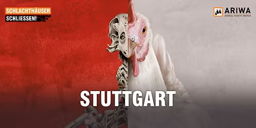 Demo in Stuttgart: "Schlachth\u00e4user schlie\u00dfen!"