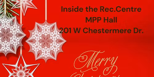 Chestermere 3 day November Christmas Market 2025