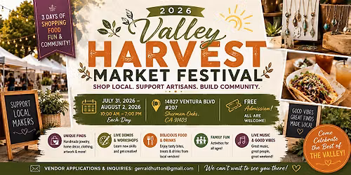 2026 Valley Harvest Market Festival