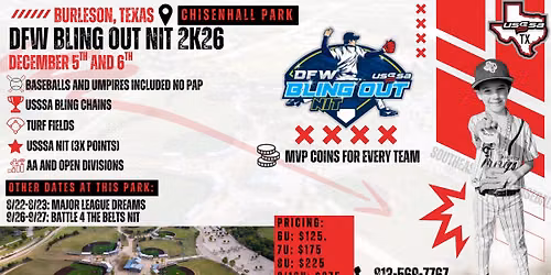 DFW Bling Out NIT 2K26 (Burleson, TX)
