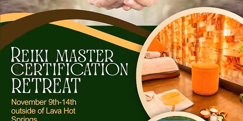Reiki master certification Retreat