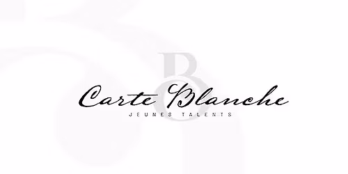 Carte blanche jeunes talents