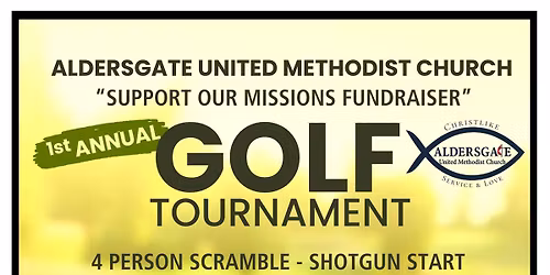 Aldersgate United Methodist Church 1st Annual Golf Tournament