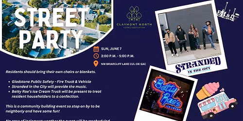 Claymont North HOA Street Party