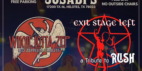 Whole Lotta Zep - Led Zeppelin Tribute with Exit Stage Left - Rush Tribute