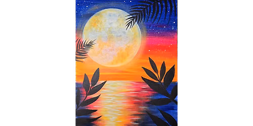 Tropical Moonlight - Paint and Sip in Chicago | Classpop!\u2122