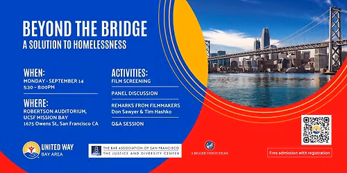 Beyond the Bridge Screening: A Film Viewing & Conversation On A Solution to Homelessness