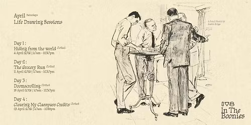 April Life Drawing Sessions \u2014 Day 1: Hiding From The World