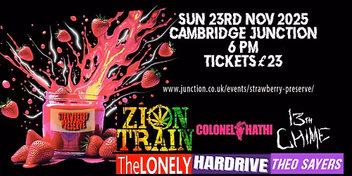 Strawberry Preserve Festival @ THE JUNCTION Sunday 23rd Nov