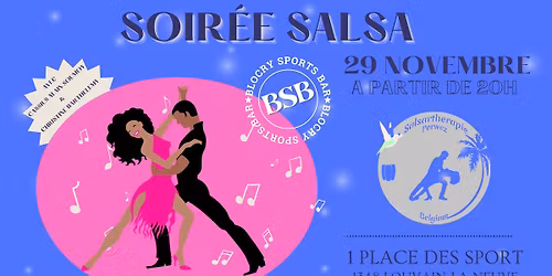 Soirée Salsa Bachata au BSB Louvain la Neuve 