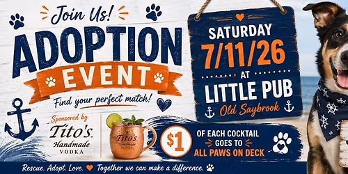 Little Pub adoption event