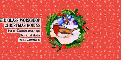 Stained Glass Workshop Christmas Robins