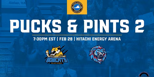 PUCKS & PINTS 2 vs Pee Dee IceCats