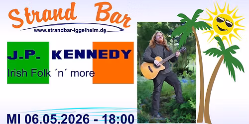 J.P. Kennedy live an der Strandbar