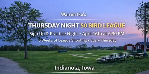 Thursday Night 50 Bird League