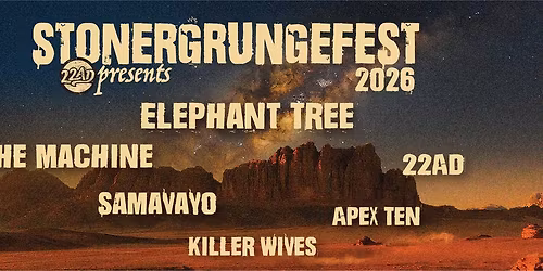 STONERGRUNGEFEST 2026 - GROTER, ZWAARDER, HARDER